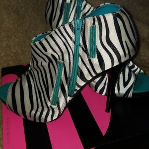 Zebra print shoes